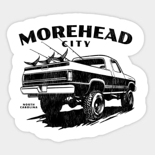 Morehead City, North Carolina Fishing Truck Sticker